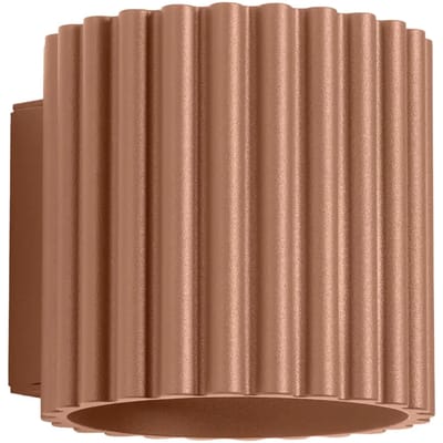 Sollux Lighting Wandlamp Aura - G9 - mokka - aluminium - 10x12x10cm