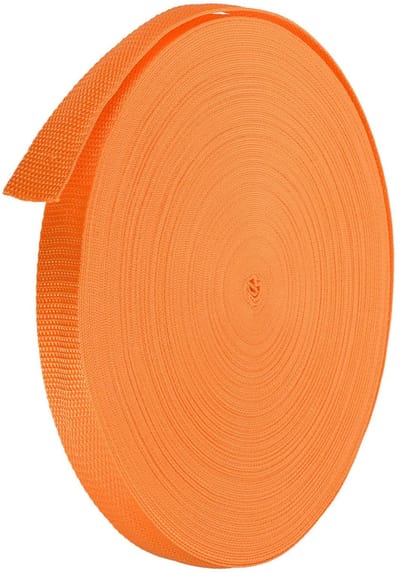 Dailygoods- Singelband Lichtgewicht - Polypropyleen - Omsnoeringsband - 50 Yards - Lichtoranje - Voor Openlucht - Bindband