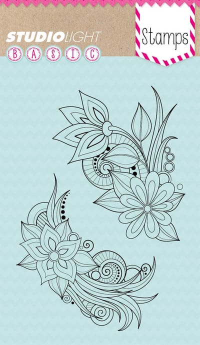 Bloemen Basics - Transparante Stempel - A6  - Maak prachtige kaarten en andere creatieve projecten