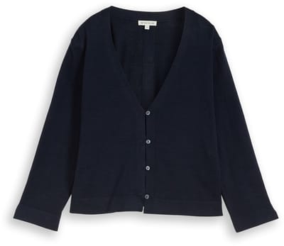 Tom Tailor - Katoenen vest - Maat XS - sky captain blue