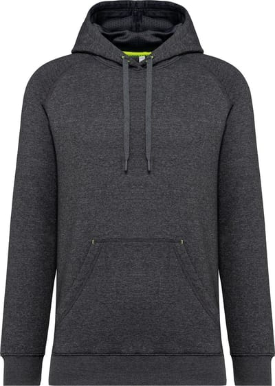 PROACT® Unisex Sweatshirt met capuchon PA382 - Dark Grey Heather - 3XL