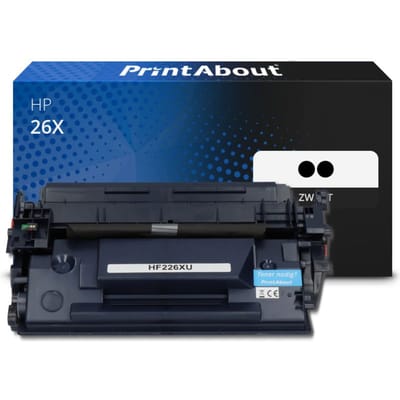 PrintAbout huismerk Toner 26X (CF226XD) Zwart Multipack Hoge capaciteit Geschikt voor HP