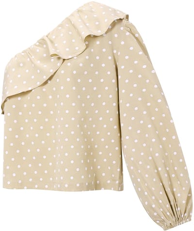 Elegante Off-Shoulder Top met Smokwerk – Modieuze Dames Top met Boothals – Trendy Mouwloze Crop Top met Ruches en Stretch - Beige - S