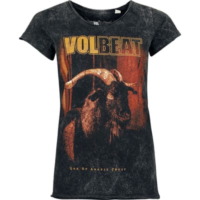 Volbeat T-shirt - Goat Entrance - S tot XXL - voor Vrouwen - grijs
