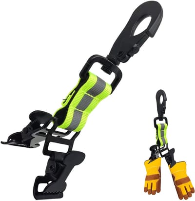 Handschoen Clip met Metalen Carabiner - Ideaal voor Handschoenen, Handdoeken en Veiligheidshelmen