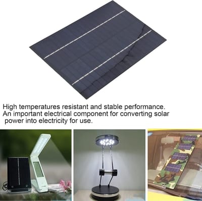 Mini Zonnepaneel - Draagbare Charger - Apparaten Laden - Hoge Conversieratio - 4.2W 18V - Zwart
