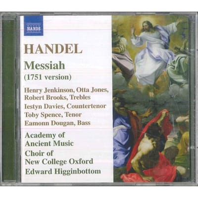 CD KOOR VAN NEW COLLEGE OXFORD DE AC Handel MESSIAH 857013132 NAXOS 2006 Europa Klassiek Gebruikt