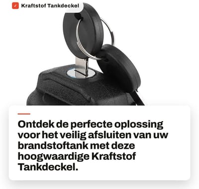 Dailygoods- Tankdop met slot - Zwart - ABS - Inclusief 2 sleutels - Geschikt voor voertuigen - Duurzaam materiaal - Brandstoftankdop