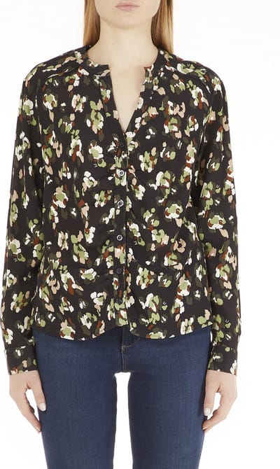 Liu Jo • zwarte blouse camouflage • maat XS (IT40)