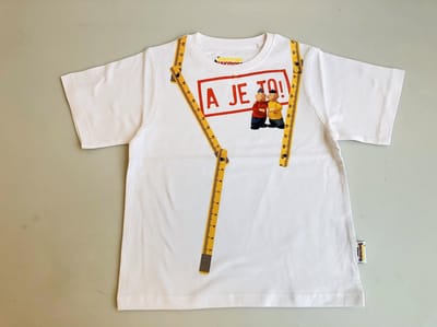 T-shirt Buurman en Buurman: wit maat 110/116