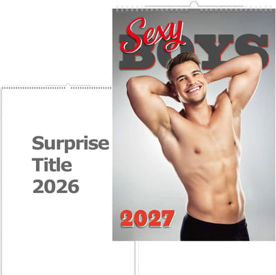 C160-27 Kalender 2027 – Sexy Mannen Foto A3+ formaat