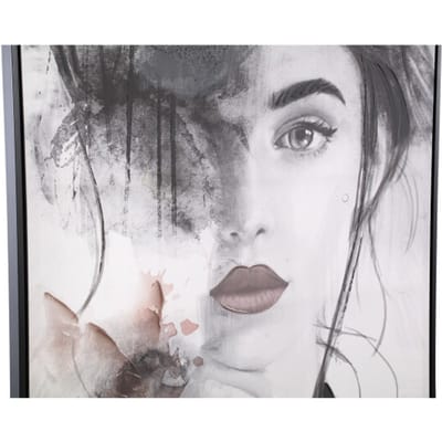 PTMD Wandpaneel Annelies - 123x4x83 cm - Polyester - Zwart