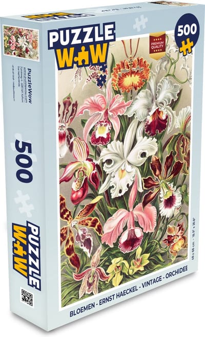 Puzzel Bloemen - Ernst Haeckel - Vintage - Orchidee - Legpuzzel - Puzzel 500 stukjes