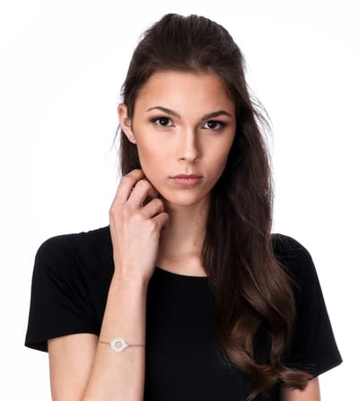 Orphelia 'Amada' Dames 925 Sterling Zilveren Armband - Zilver ZA-7075
