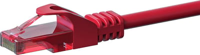Danicom UTP CAT6 patchkabel - 0,25 meter rood - 100% koper - netwerkkabel - internetkabel - UTP kabel - RJ45 - 1000 mbit/s