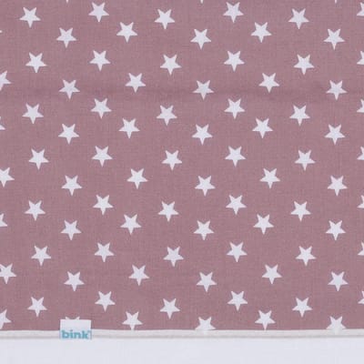 BINK Bedding Wieglaken Stars Oudroze 75 x 100 cm