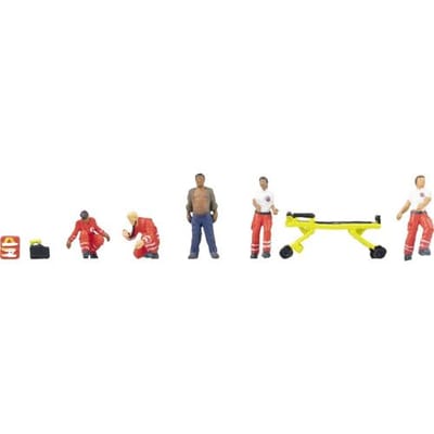 Faller 151722 H0 Bailout paramedici figuren Geverfd, Liggend, Staand