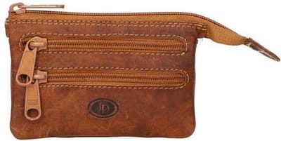 Leather Design Leren Sleuteletui met Veel Vakjes Hunter Bruin