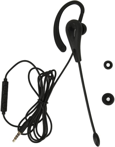 Dailygoody - Kantoorheadset - Ruisonderdrukkende Microfoon - Lichtgewicht en Comfortabel - Mono-headset - Geschikt voor Telefoons en Computers - Ideaa