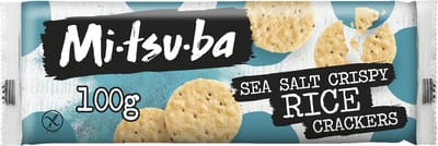 Mitsuba- Sea Salt Crispy Rice Crackers – Crackers – Box of 12 x 100 gram