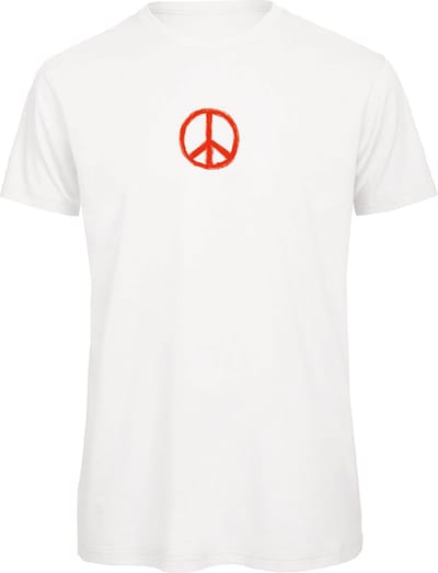 T-shirt wit XXL - Make love not war - soBAD. | T-shirt unisex | T-shirt mannen | T-shirt vrouwen | Humor | Love