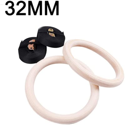 28/32MM Fitness Houten Gymnastiekringen Fitness Thuis Gymnastiek Apparatuur Kracht Training Gymnastiek Apparatuur