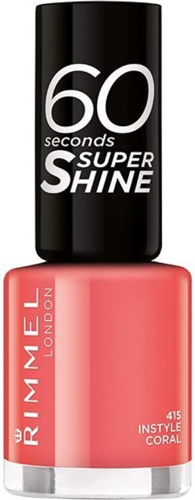 Rimmel London 60 seconds SuperShine Nagellak - 415 Instyle Coral