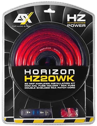 Kabelkit 20 mm² met 5 m RCA-kabel en mini-ANL-zekering