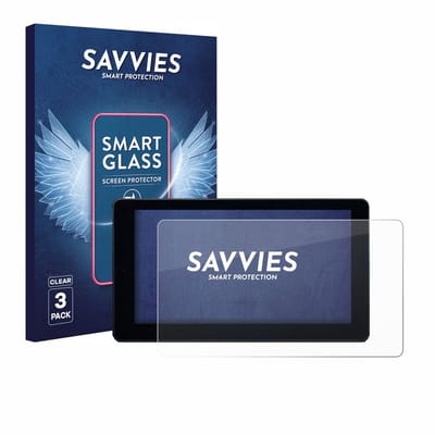 3 Stuks Savvies Screenprotector - geschikt voor Zontes 368K - beschermfolie glas transparant