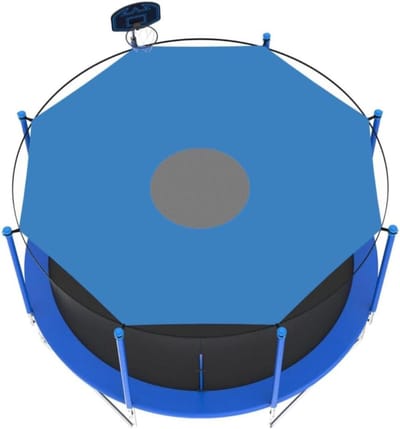 Trampoline Schaduwhoes - Trampoline Zonnedak - Bescherming Trampoline - UV-bestendig Waterdicht - 305 cm - Zilver