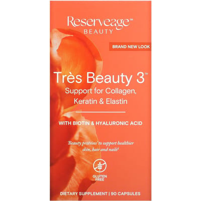 Reserveage Beauty, Tres Beauty 3, 90 capsules