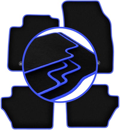 CARLUX-BLUE automatten voor: Mazda 2 II hatchback (2007-2015)