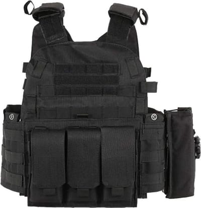 DD® Tactical Vest - Tactical Belt - Beschermvest - 45x34x9cm - Zwart