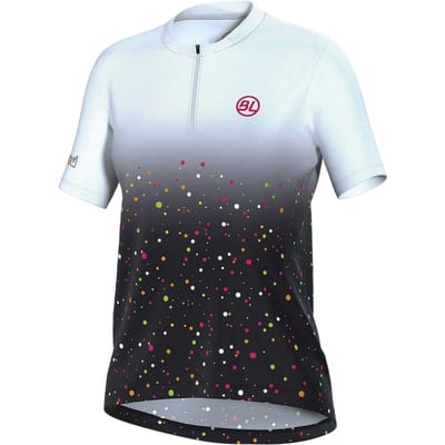 Bicycle Line Marostica-fietsshirt met all-overprint voor dames (Zwart, Wit)
