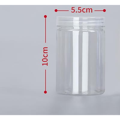 Bocal transparent à large ouverture Réservoir à céréales divers Seau de stockage de nourriture à noix Emballage réutilisable Scellé contre l'humidité Boîtes à poussière
