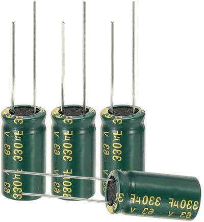 Elektrolytische Condensatoren - Condensator Set - Elektronica Reparatie - Lage Impedantie - 330UF 63V - Aluminium