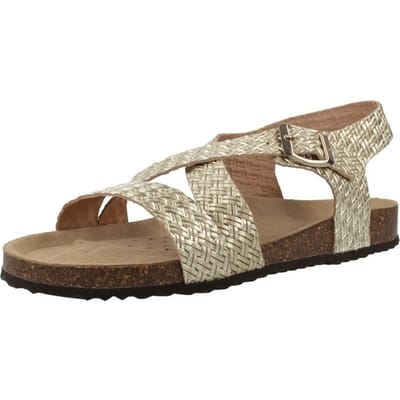 GEOX BRIONIA DAMES Sandalen - LICHT GOUD - Maat 36