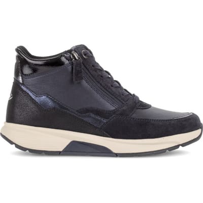 Gabor Rollingsoft donkerblauwe hoge dames sneakers