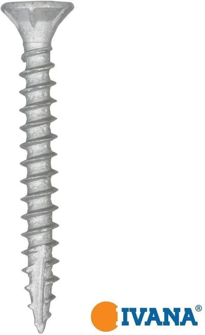 Ivana Buitenschroef - Schroeven - AR-Coating - Zilver - Platkop - Met Snijpunt - TX-20 3.5x20 - 200 Stuks