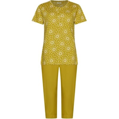 MyRebelle - Pyjama - Sunny Holiday - Biologisch Katoen - Groen - Maat 42