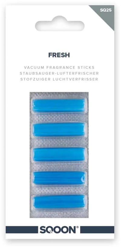 SQOON® (SQ25) Geurstaafjes Fresh voor stofzuiger - Verfrist de uitblaaslucht - Origineelnummer SQ25 - Geschikt voor universeel gebruik - Frisse geur voor een aangename schoonmaakervaring