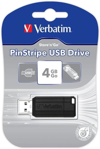USB Geheugenstick - Opslag Stick - Bestanden Overzetten - Uitschuifbare Connector - 4 GB - Zwart