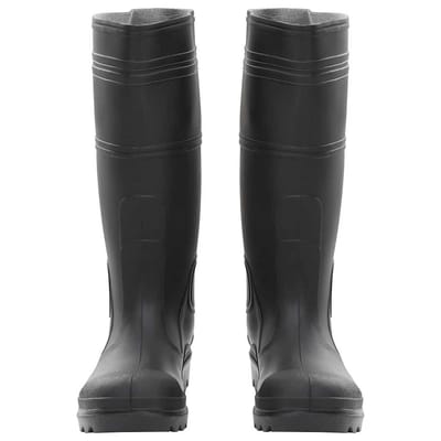 vidaXL - Regenlaarzen - maat - 40 - PVC - zwart