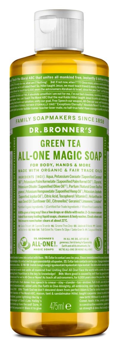 Dr. Bronner’s Dr. Bronner&rsquo;s Magic Soap Green Tea 475 ml