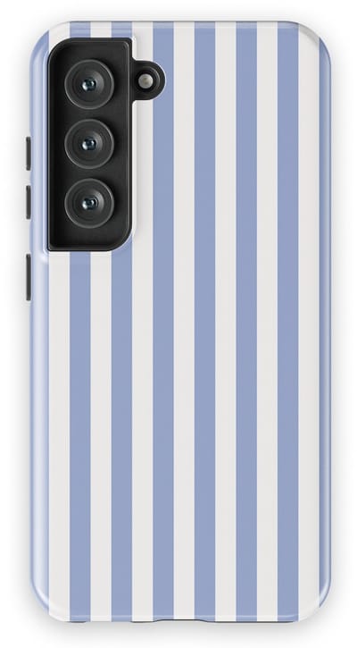 DripCase Gestreept Hoesje Samsung Galaxy S23 | Backcover met Mag | Stripes Motief | Trendy Case Samsung Galaxy S23 met Strepen Ocean Lane