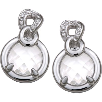 Orphelia Dames 925 Sterling Zilveren Oorknopjes - Zilver ZO-5905
