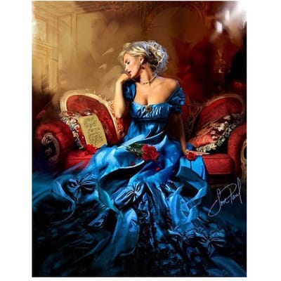 Diamant schilderij vrouwen strass 5D DIY diamant borduurwerk portret kruissteek 20X30CM