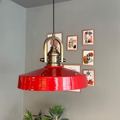 Bamyum Ace Hanglamp Industrieel Metaal Ø39 cm, Vintage Hanglamp, E27 Pendellamp