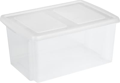 Sunware opslagbox 51 liter transparant 59 x 39 x 29 cm met afsluitbare deksel