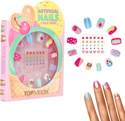 Depesche - TOPModel kunstnagels met glittersteentjes